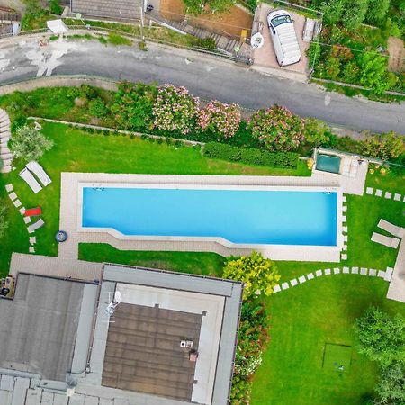 Piscina Panoramica - La Casa Volante Villa Soiano Del Lago Exterior photo