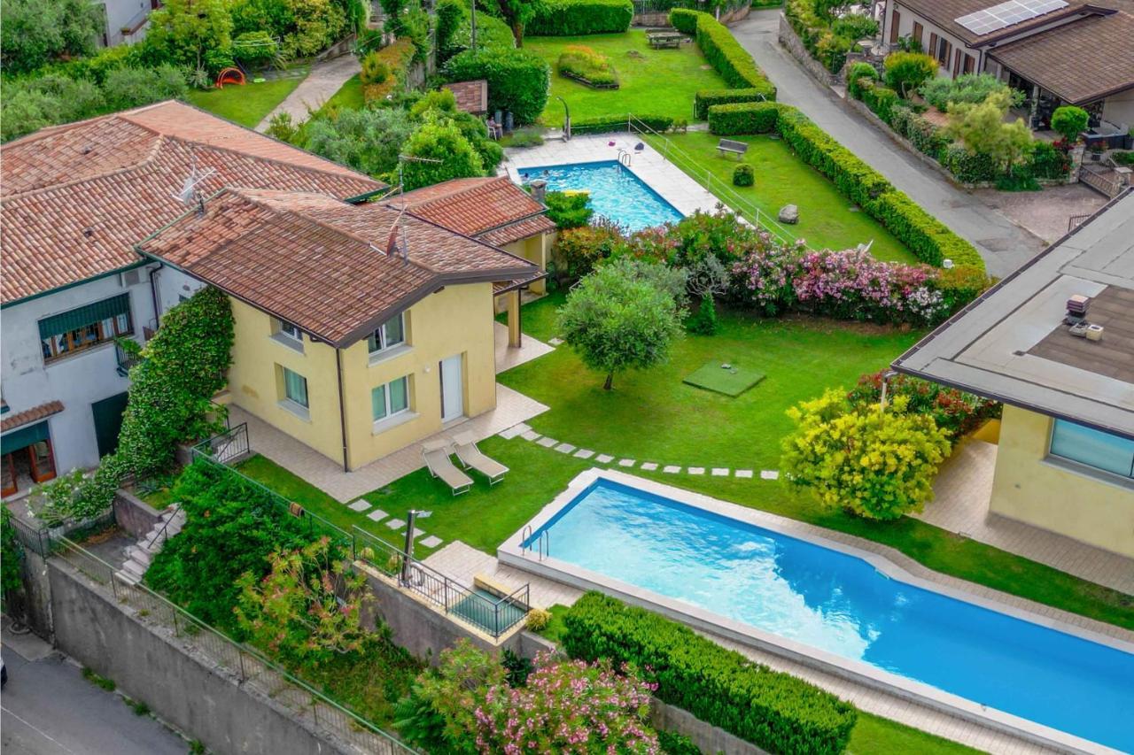 Piscina Panoramica - La Casa Volante Villa Soiano Del Lago Exterior photo