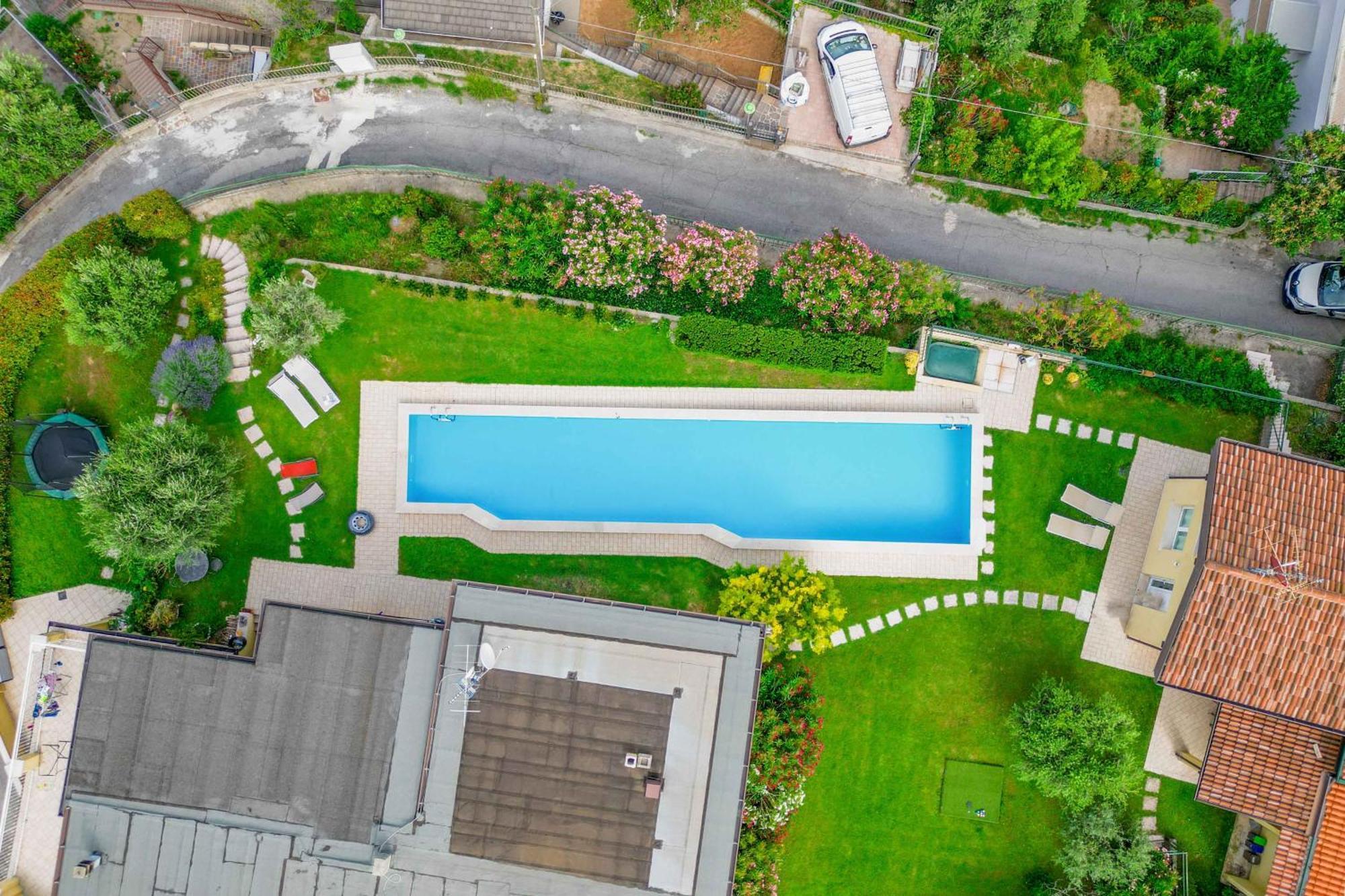 Piscina Panoramica - La Casa Volante Villa Soiano Del Lago Exterior photo
